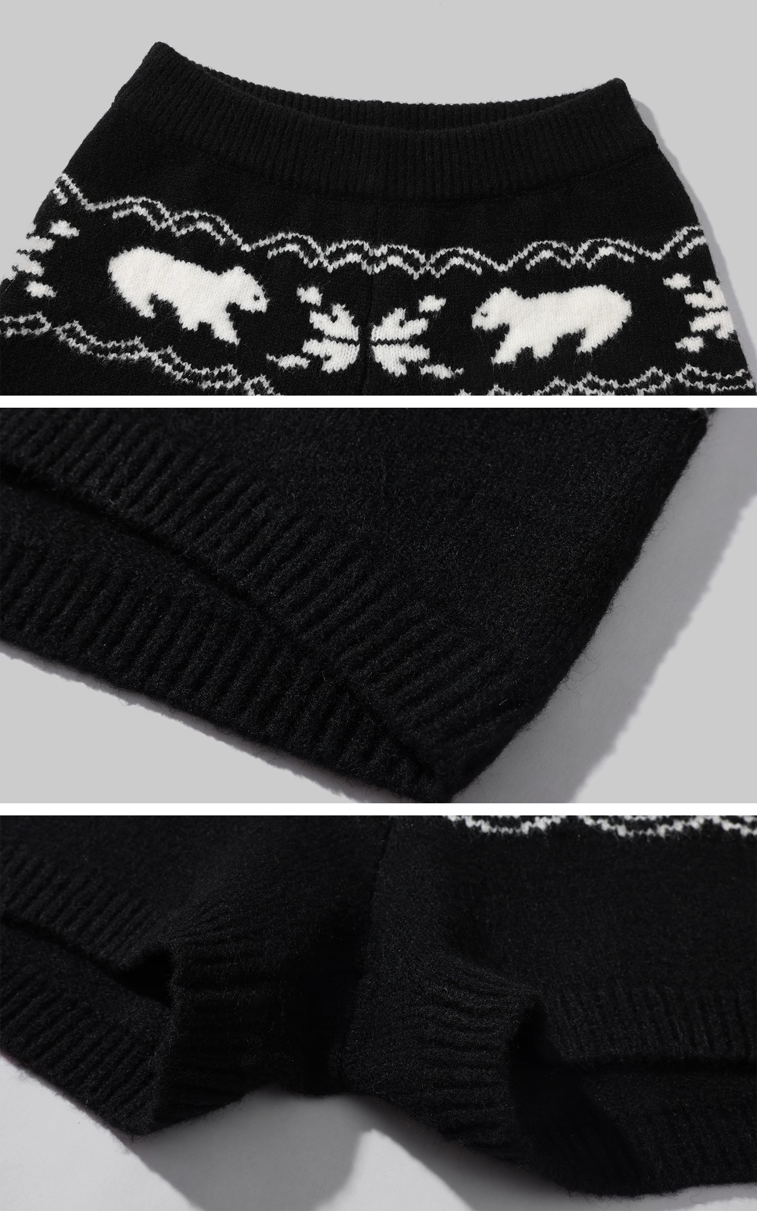 WARDEN EDGE Polar Knit Hoodie &amp; Shorts Set