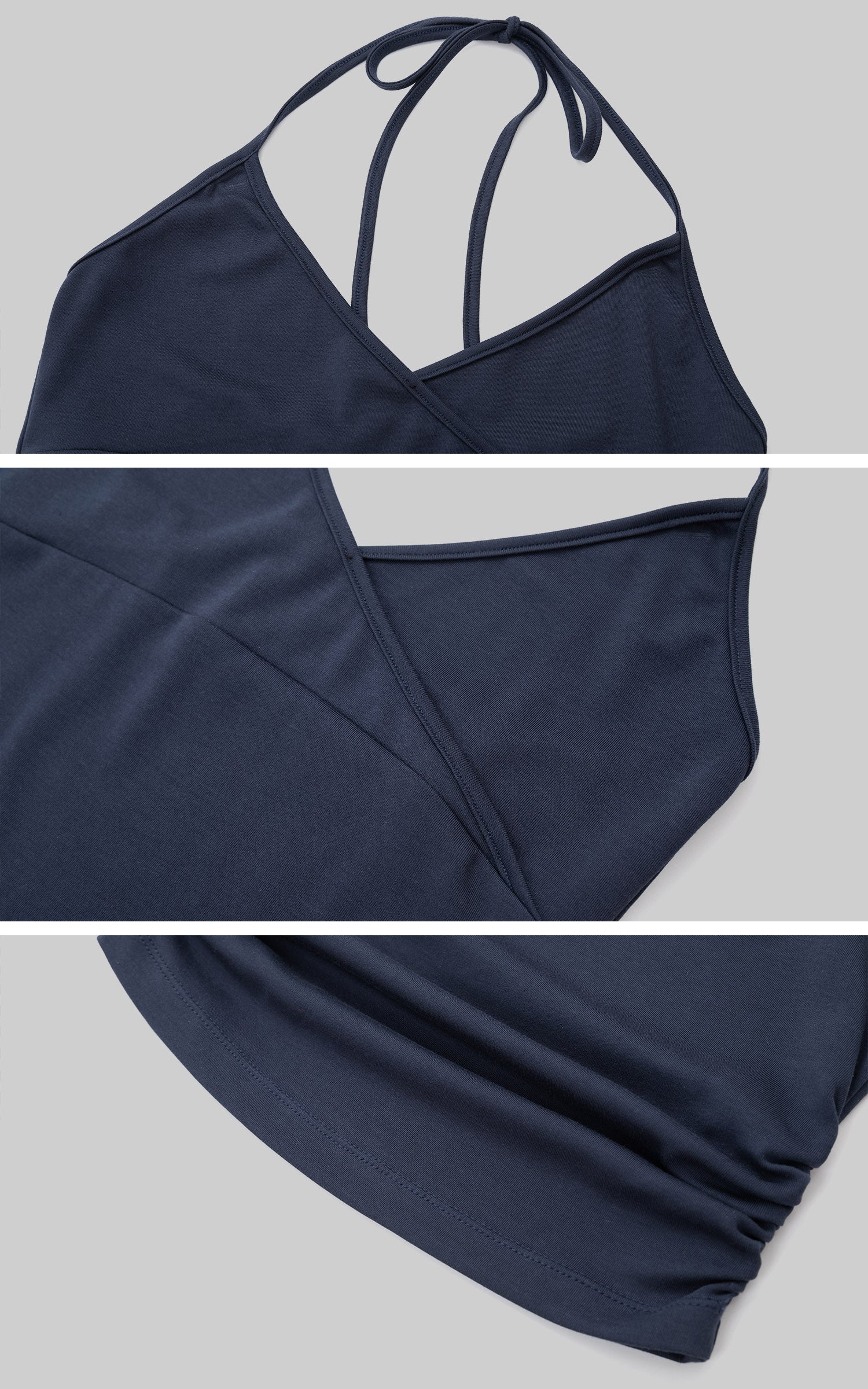 IAMXIAA Y2K Backless Halter Top &amp; Low Rise Ruched Flare Pants Set