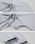 Hydrae Soft Tie Front Cropped Cardigan Top
