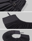 Rase le sol Deconstructed Pleated Mini Skirt & Bloomers Set