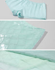ROVENTE Jupe midi en tulle transparent à sequins menthe
