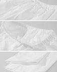 Rase le sol Sculpted Volume Drawstring Parachute Cargo Pants