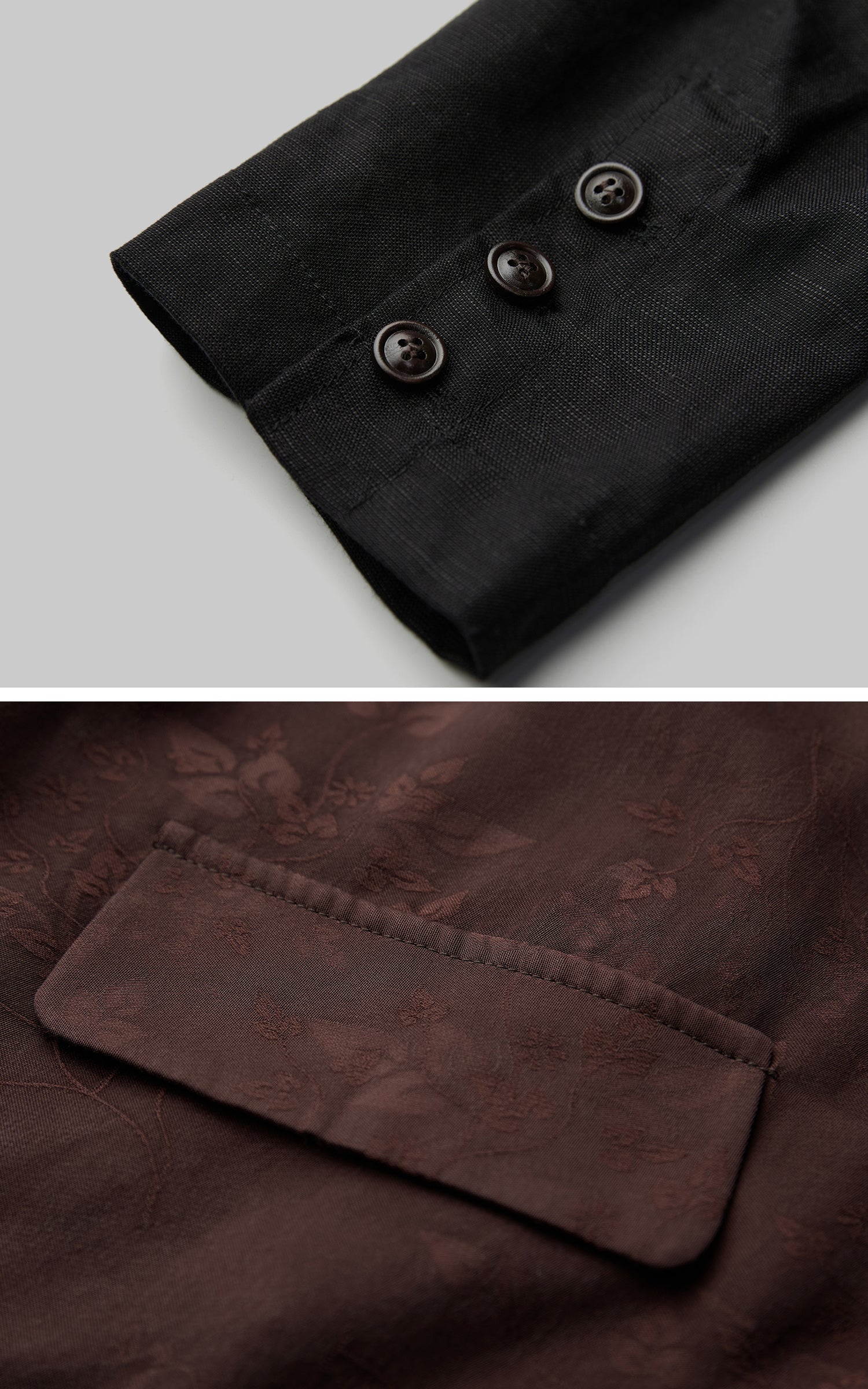 DOINDULGE Deconstructed Spliced Blazer