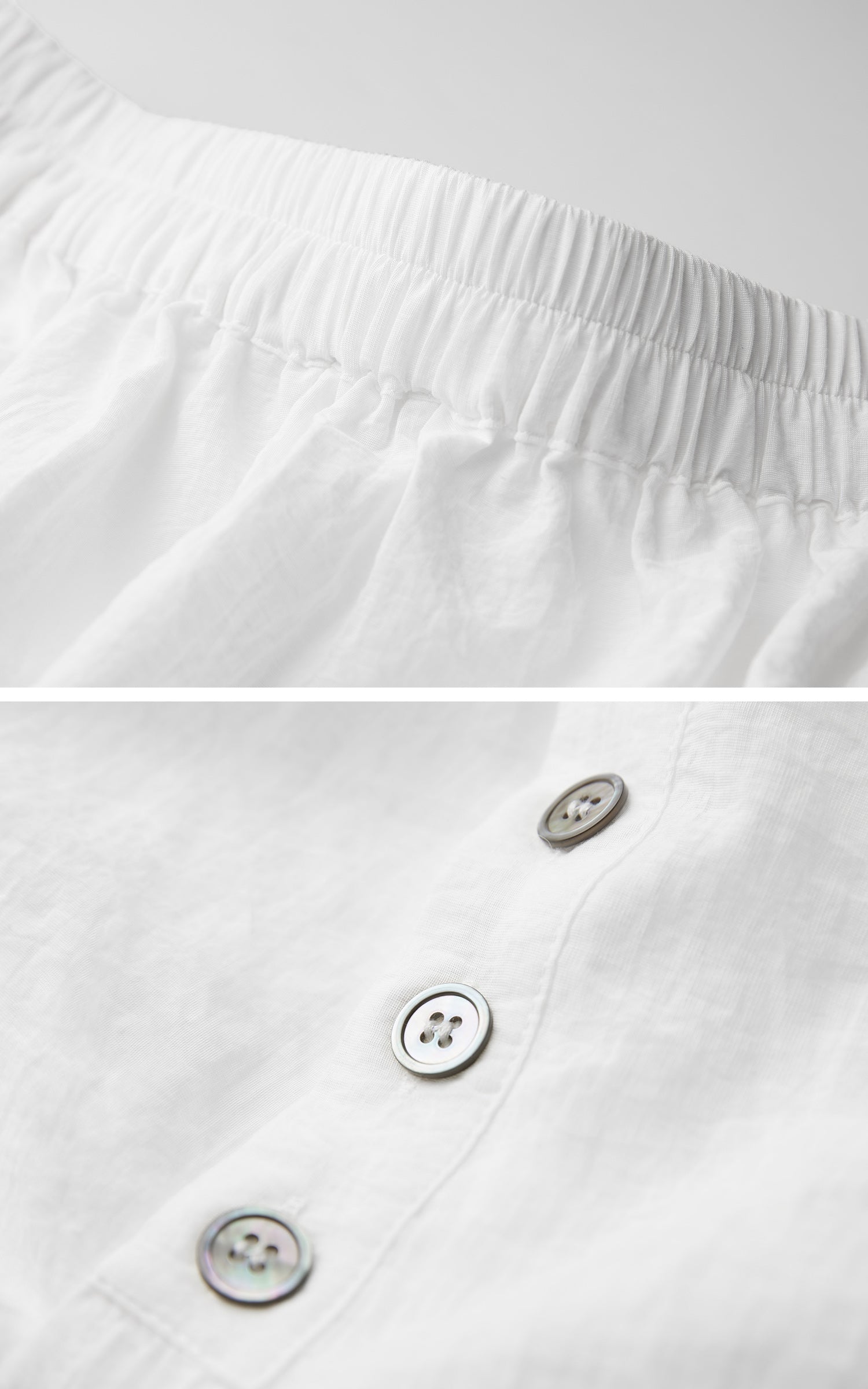 DOINDULGE Asymmetric Draped Skirt with Side Button Detail and Textured Cotton Layers