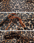 0122stepll Leopard Satin Lounge Pajama Set