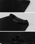 Hydrae Satin Low Rise A-Line Mini Skirt