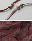 DOINDULGE Tie Dye Flowing Sheer Cardigan