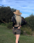 Rase le sol Camouflage Terry Shorts - PINKPARKS