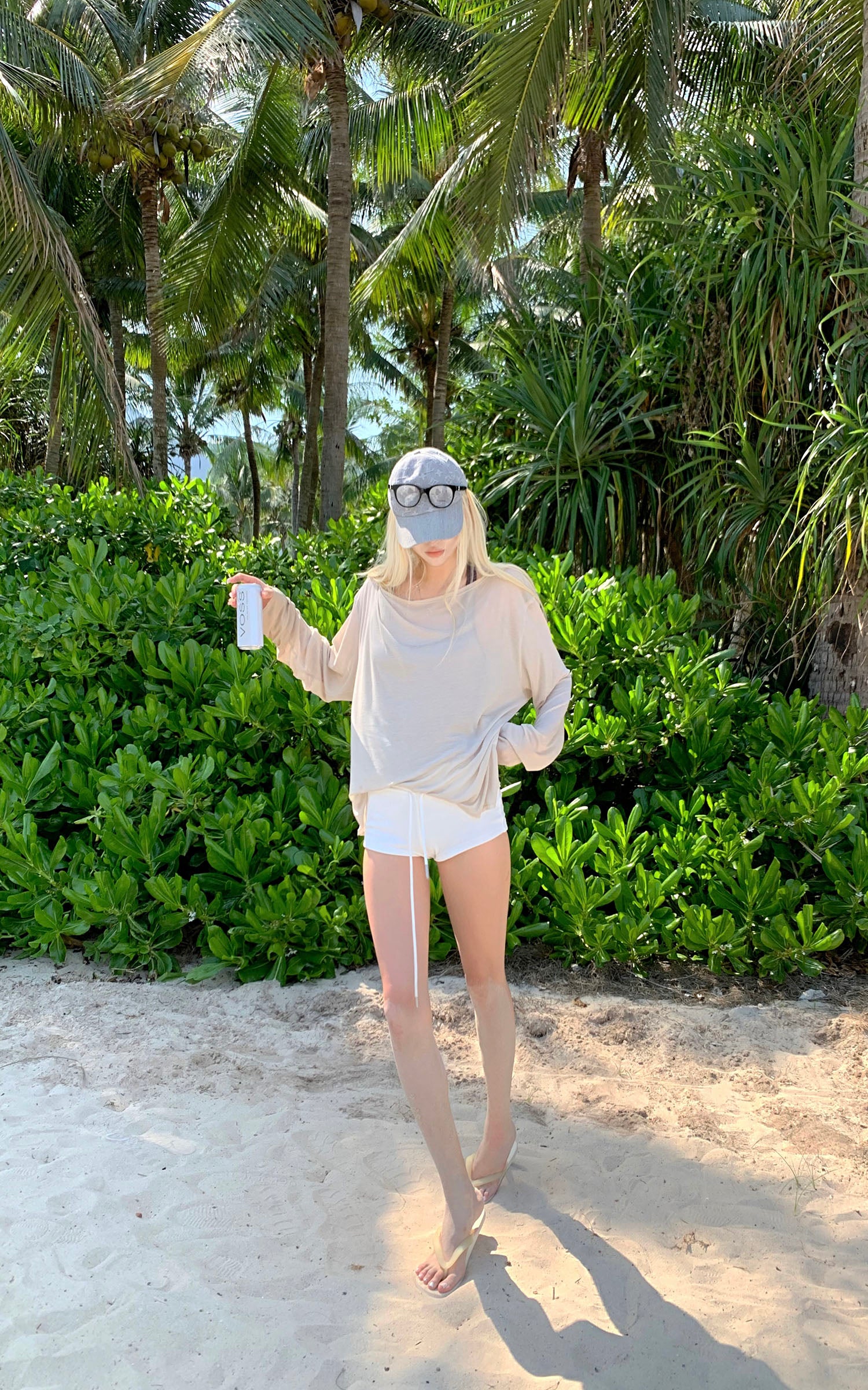 Rase le sol Fluid Knit Long Sleeve Top - PINKPARKS