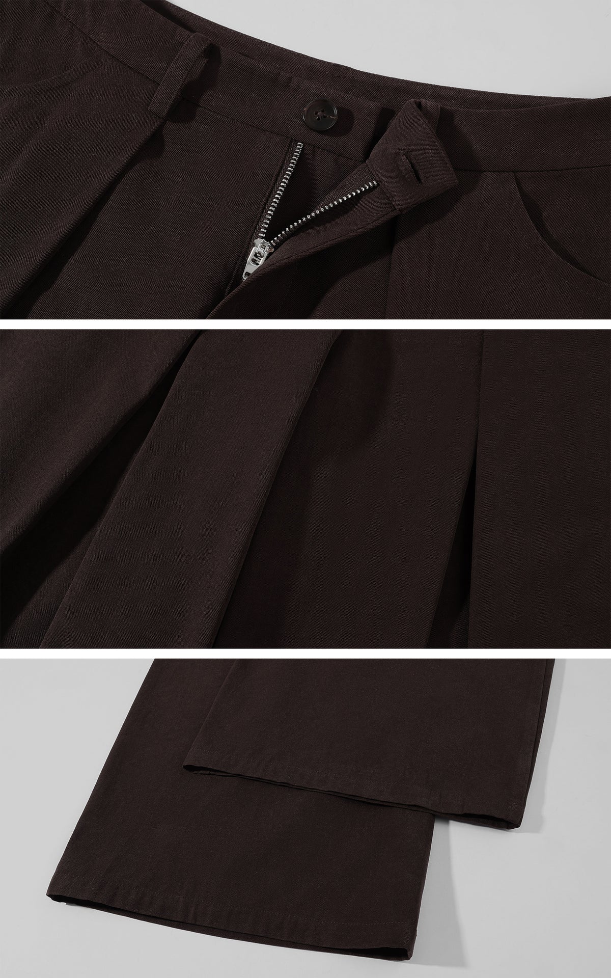 Rase le sol Voluminous Wide-Leg Tailored Pants