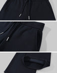 Hydrae Plush-Trim Zip-Up Hoodie & Wide-Leg Sweatpants Set