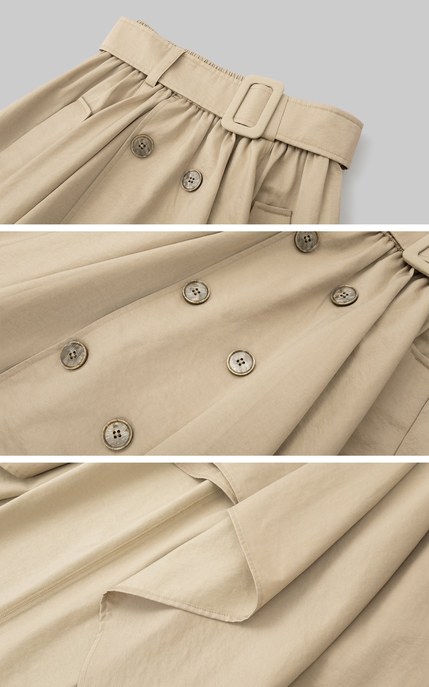 IAMXIAA Convertible Trench Bandeau Top