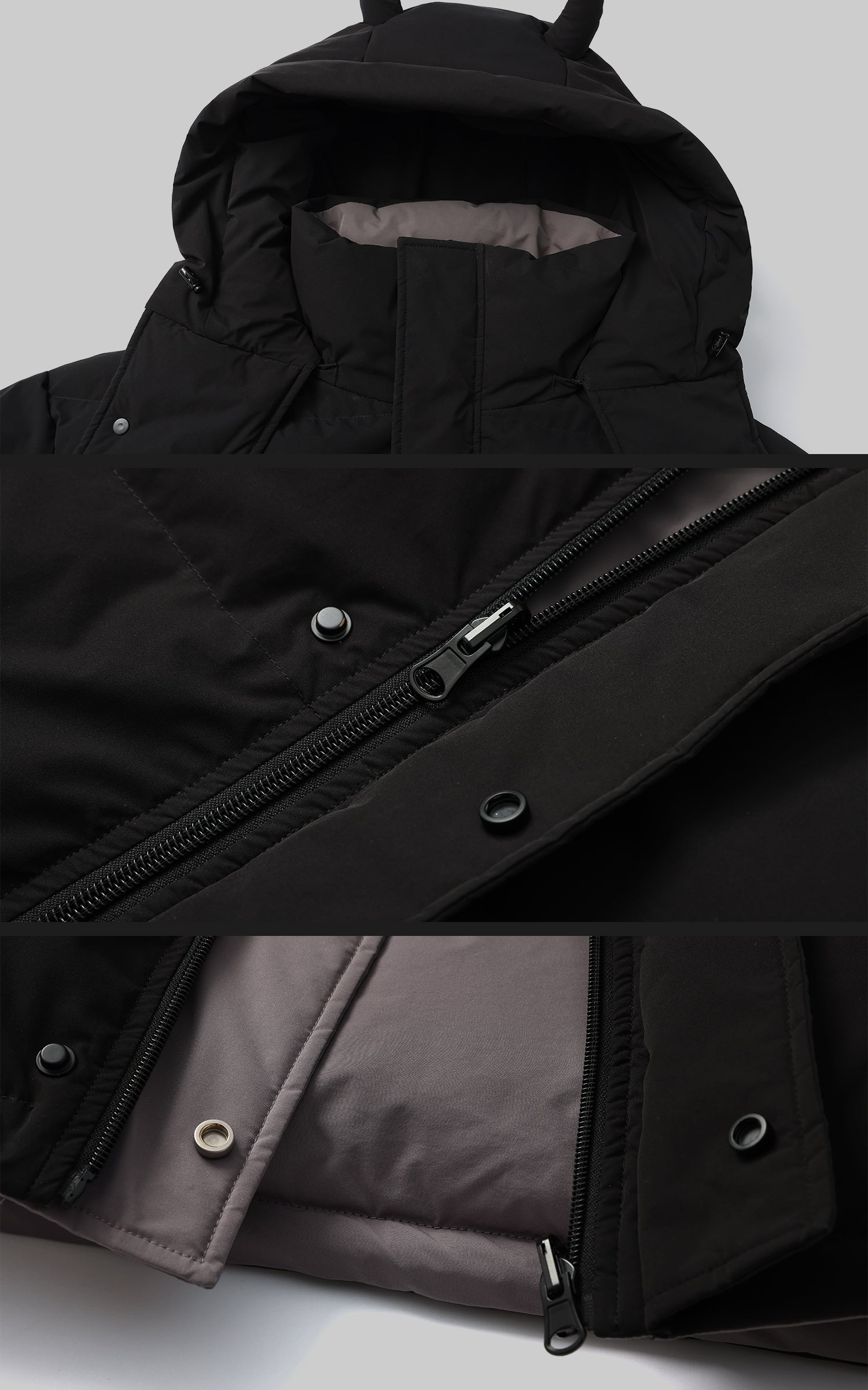 Rase le sol Devil Horn Reversible Down Jacket