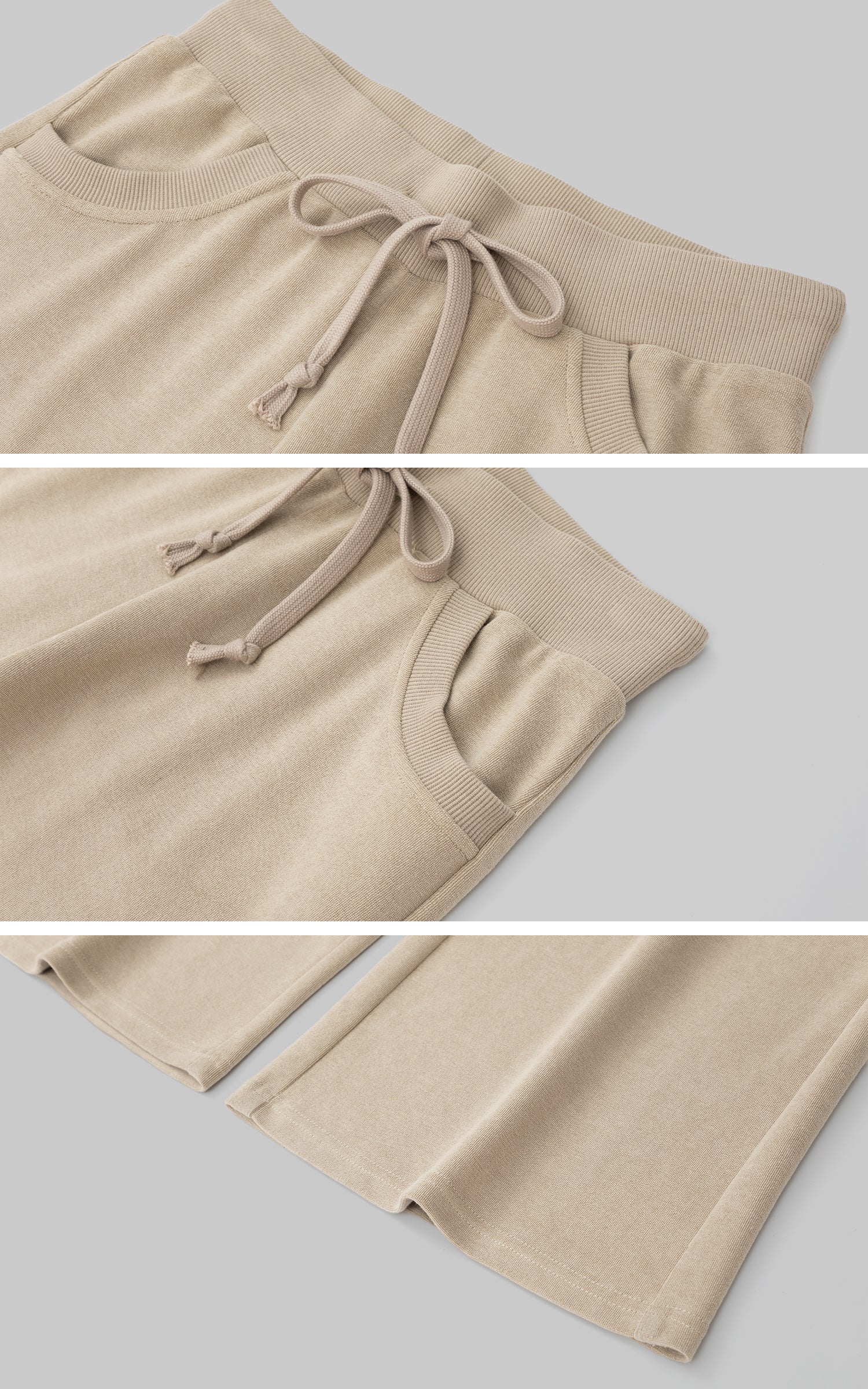 IAMXIAA Velour Zip Hoodie and Wide-Leg Pants Set