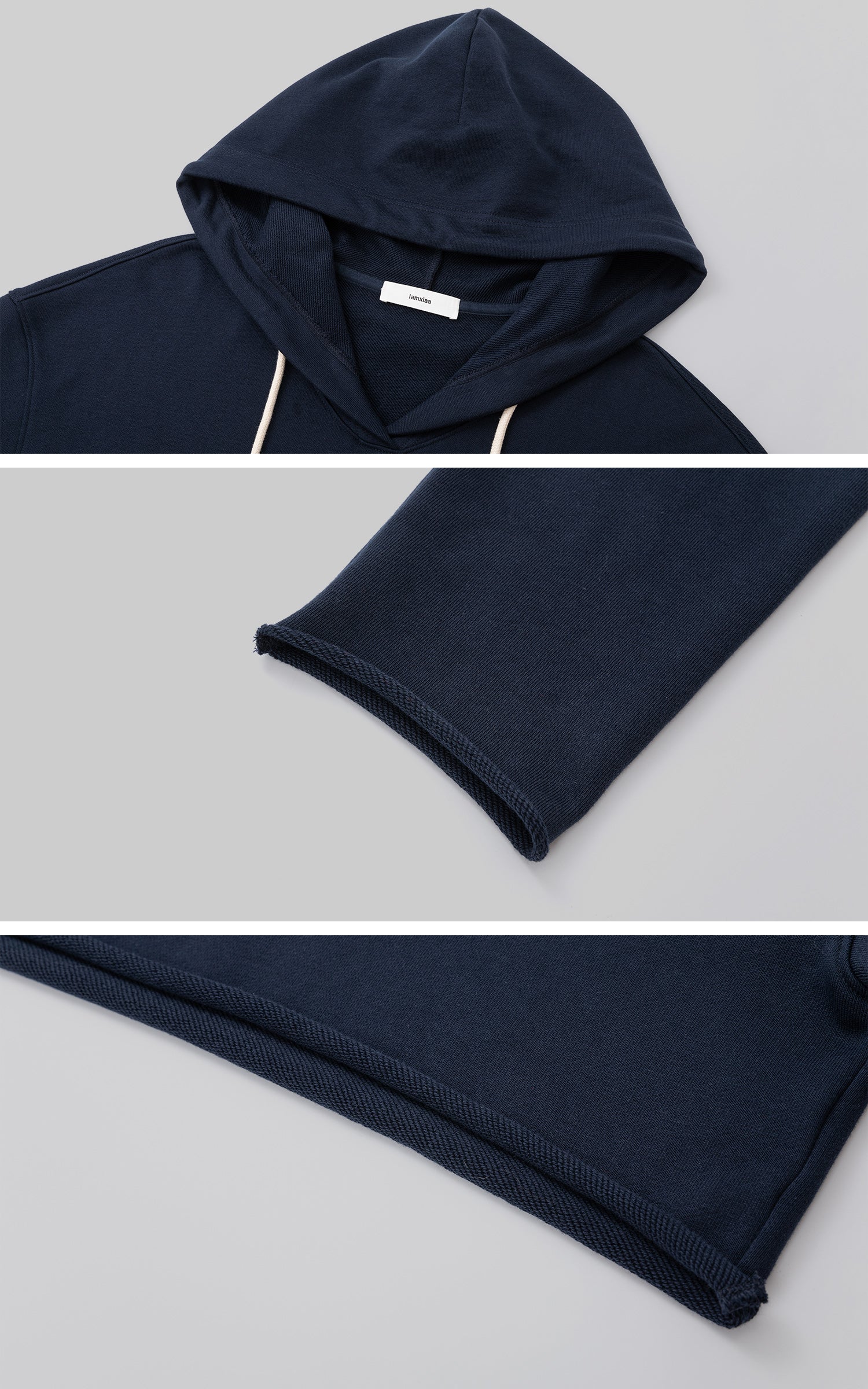 IAMXIAA Cropped Hoodie Bodycon Mini Skirt Set