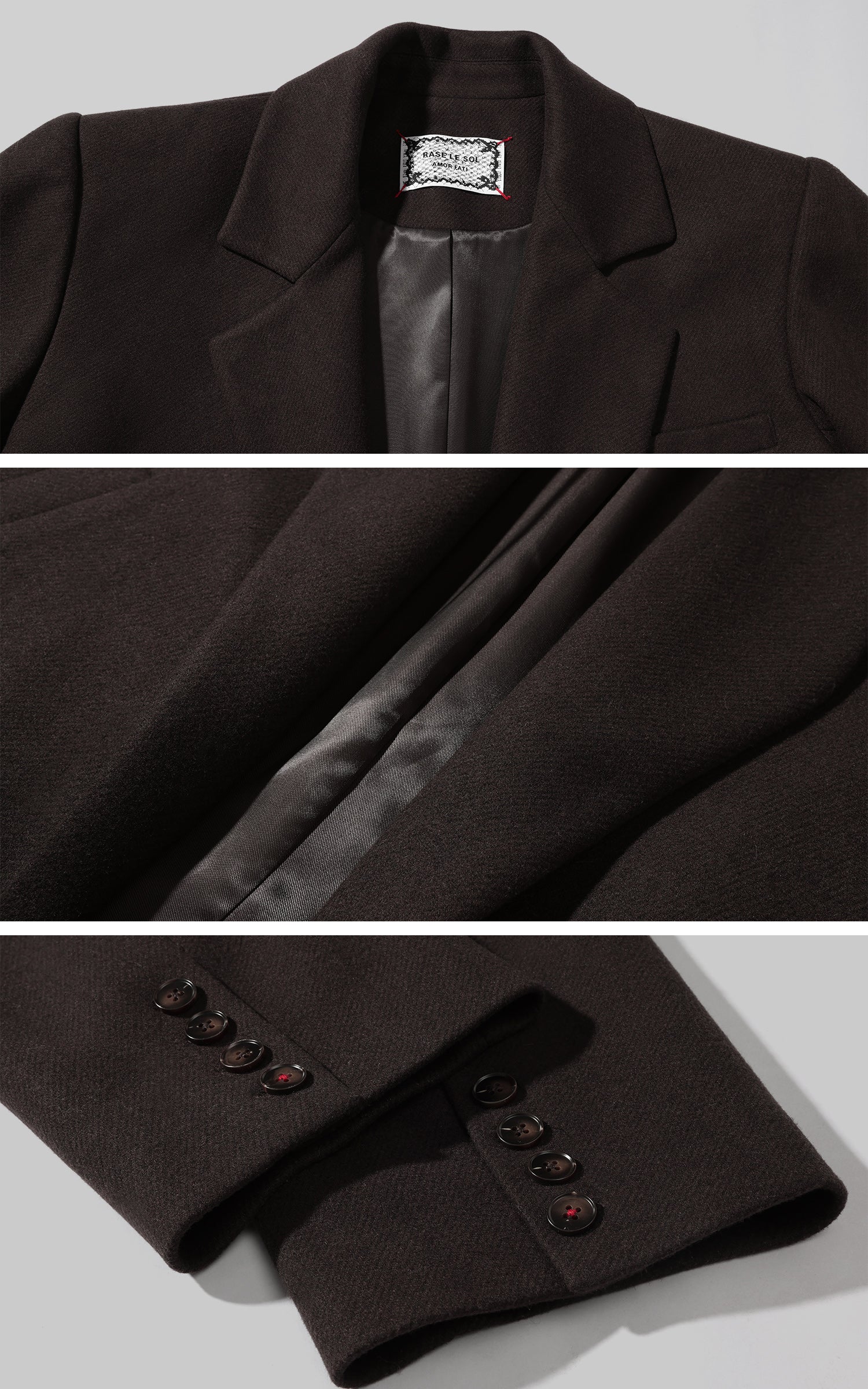 Rase le sol ウールロングコート