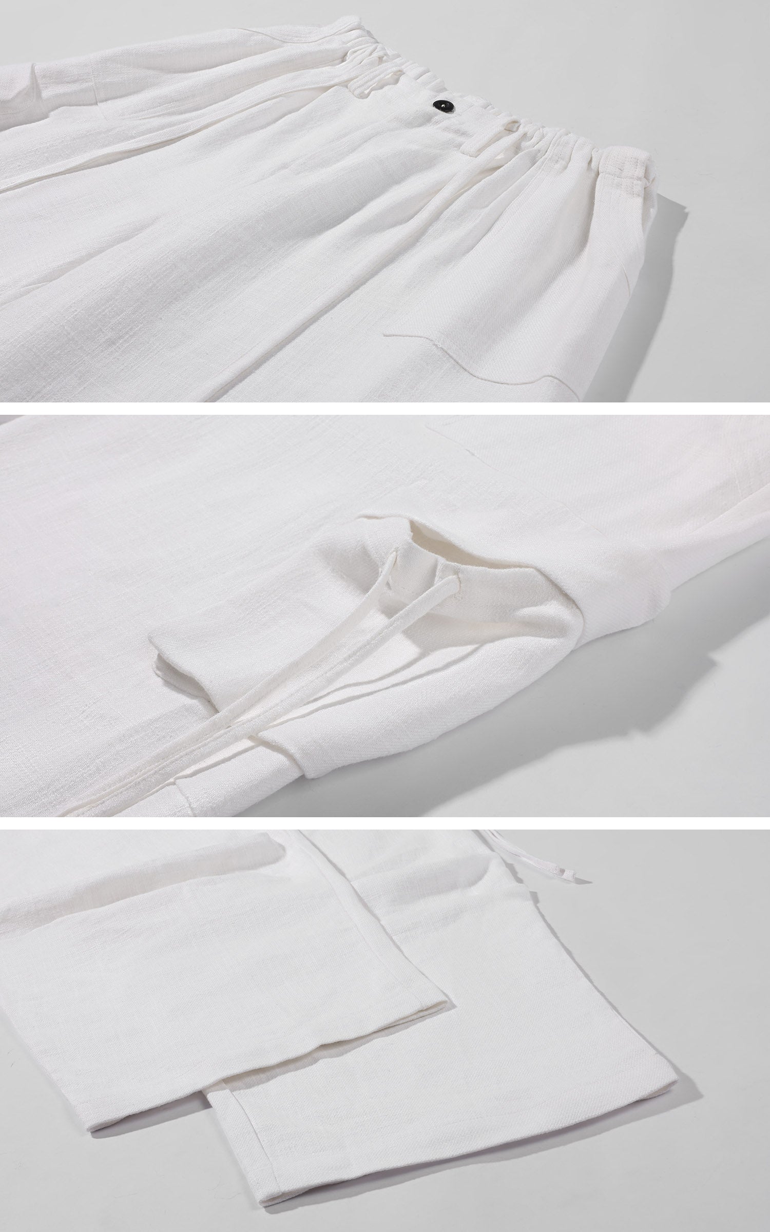 WARDEN EDGE Wide-Leg Drawstring Cargo Pants