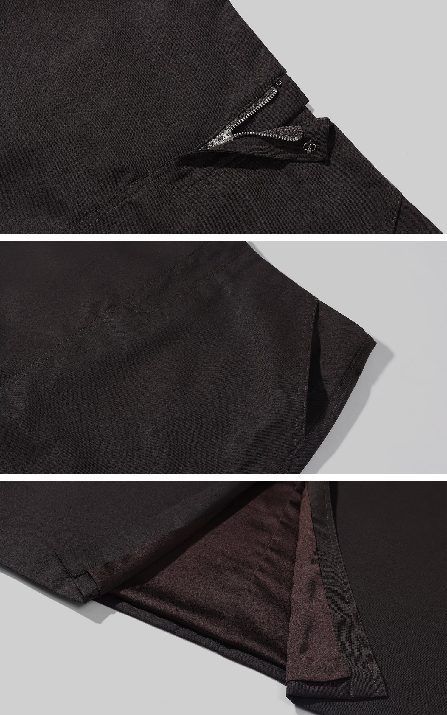 ハイウエスト フィット＆フレア マキシスカート