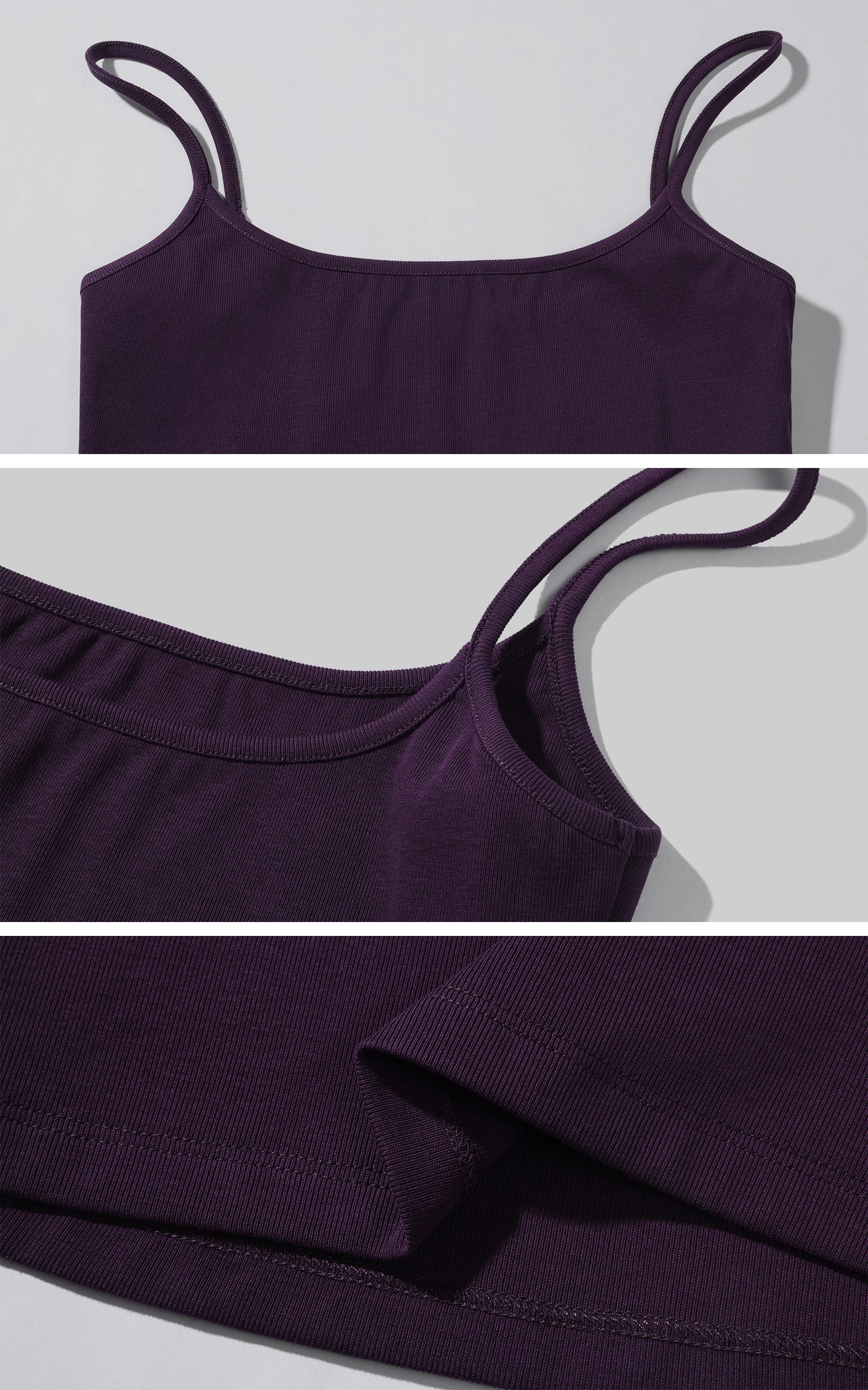 WARDEN EDGE 후드 집업 자켓, 와이드 팬츠, 슬림 캐미솔 3피스 세트