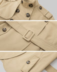 IAMXIAA Veste courte croisée à ceinture