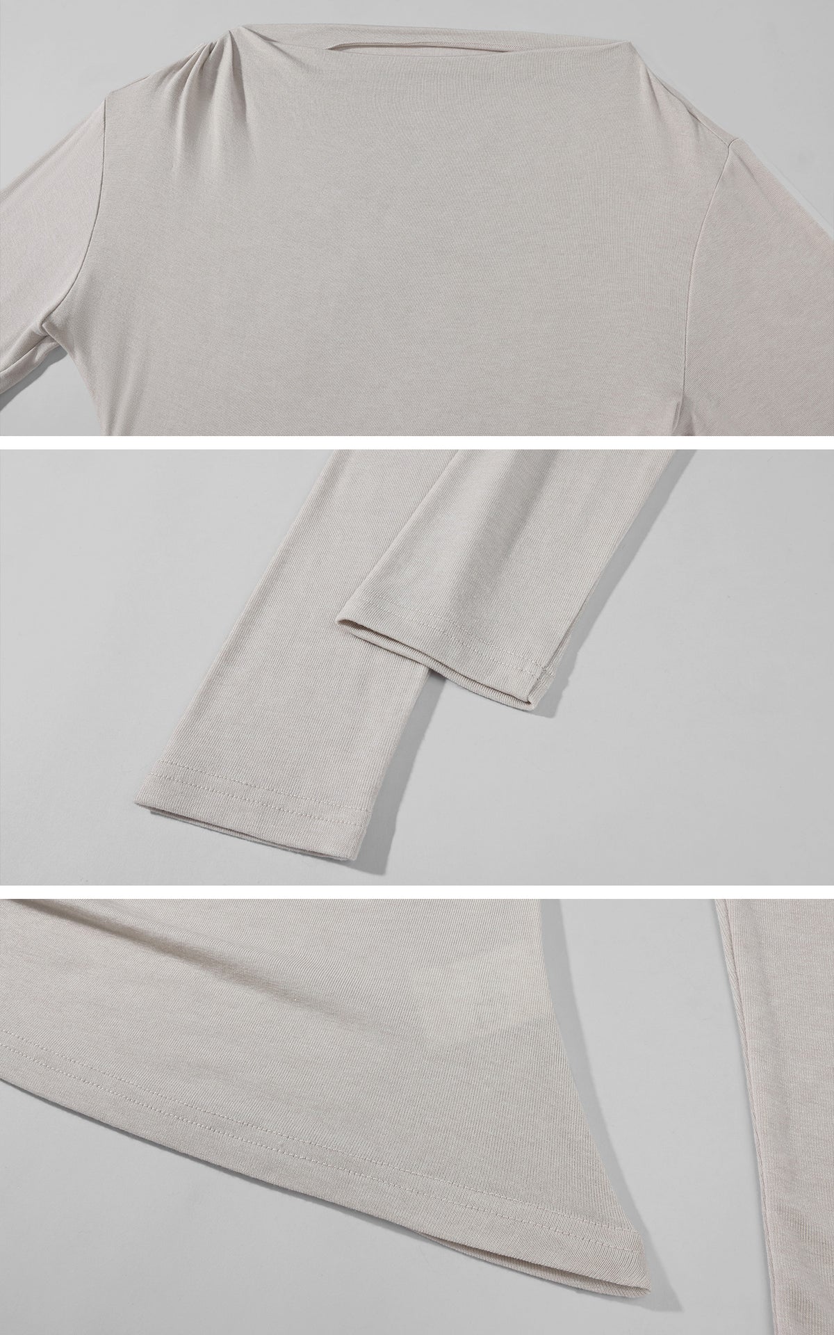 WARDEN EDGE Haut drapé épaules dénudées &amp; ensemble effet suédine Short