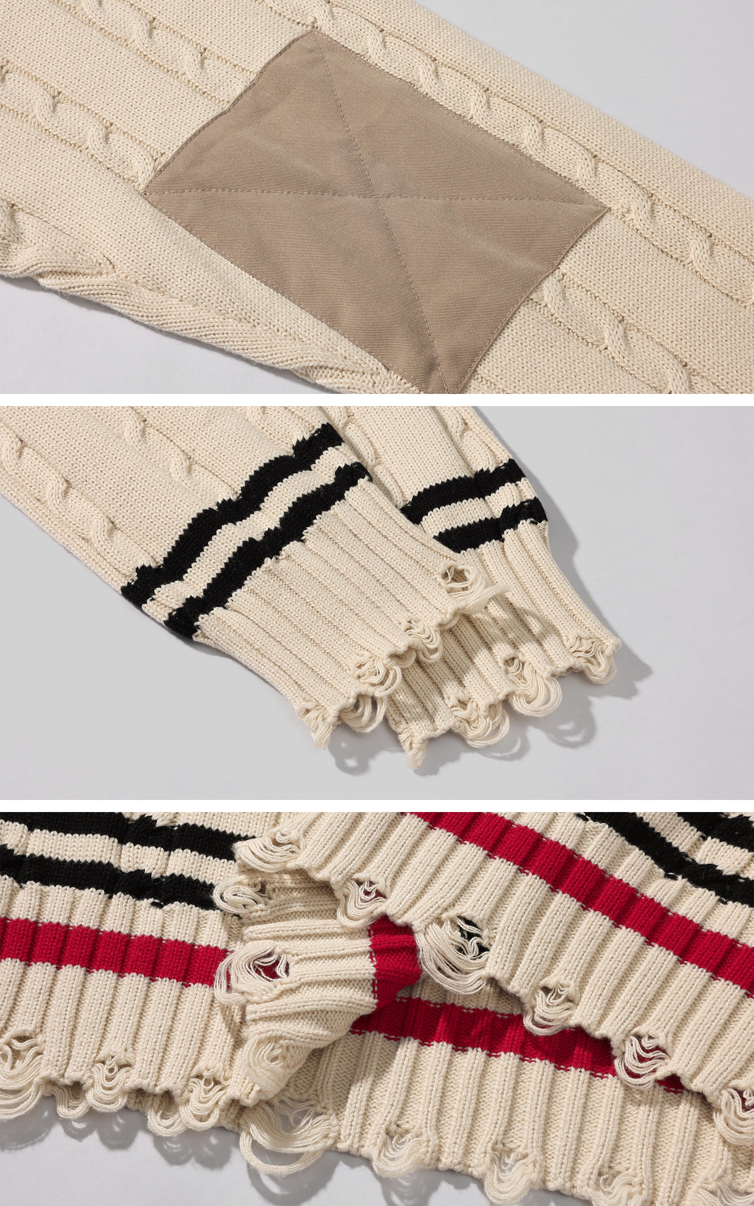 WARDEN EDGE オーバーサイズバルティニットセーター