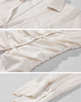 Rase le sol Ruched Fitted Long-Sleeve Shirt