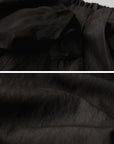 DOINDULGE DrapedWrap Wide-Leg Pants