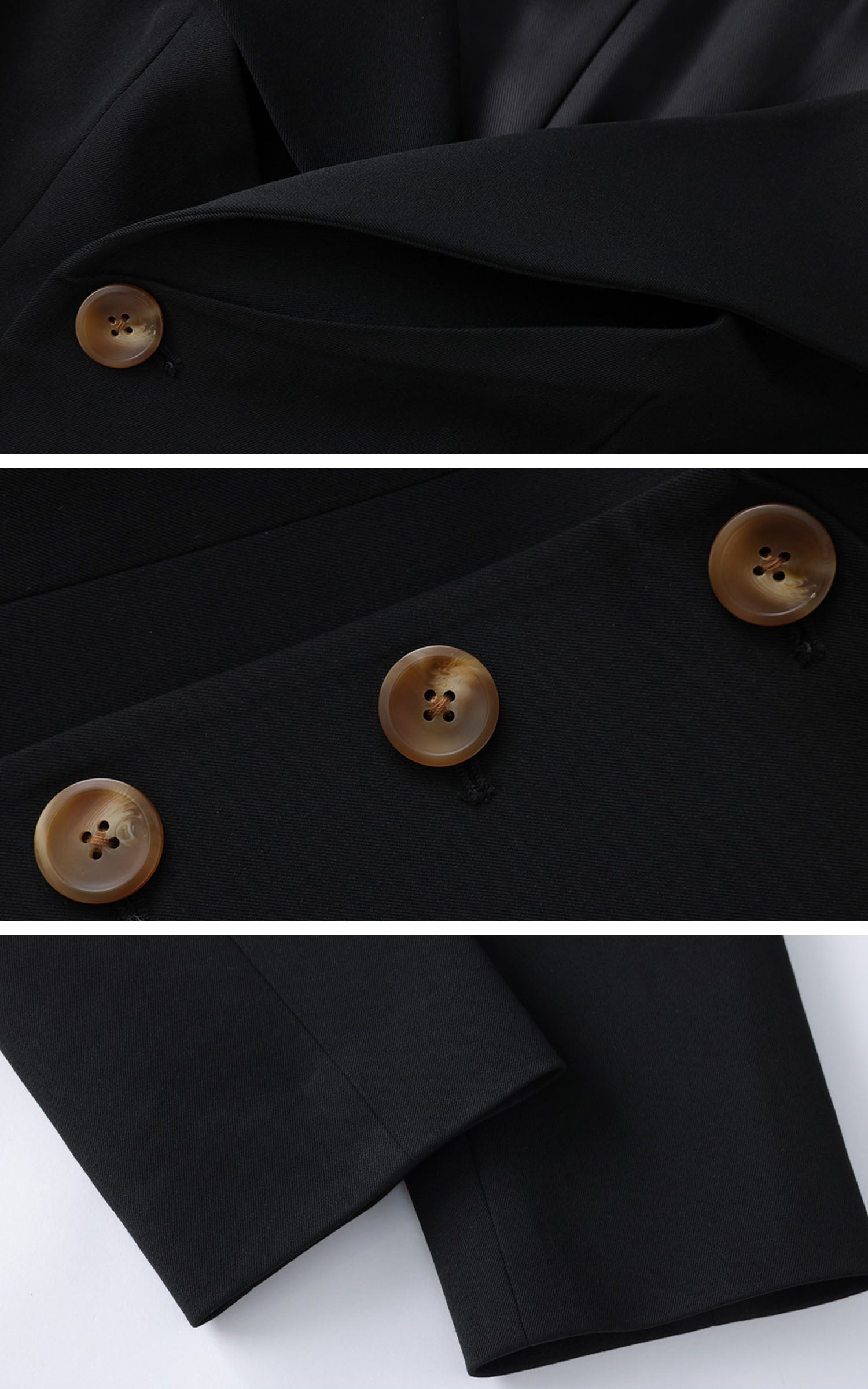 0122stepll Ensemble Blazer Ajusté à Col en V &amp; Jupe