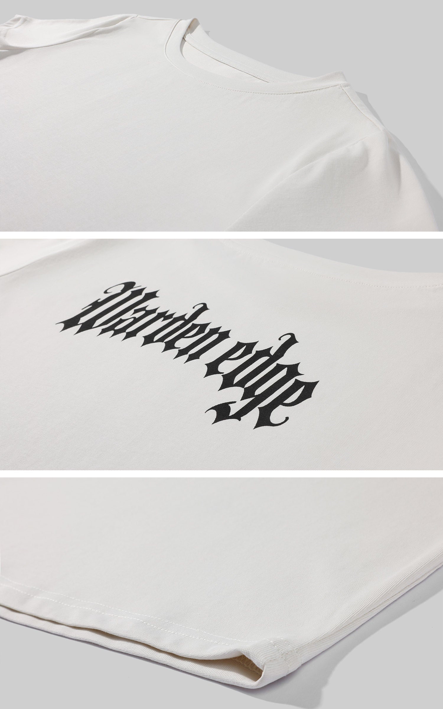 WARDEN EDGE Gothic Logo Cropped Baby T-Shirt
