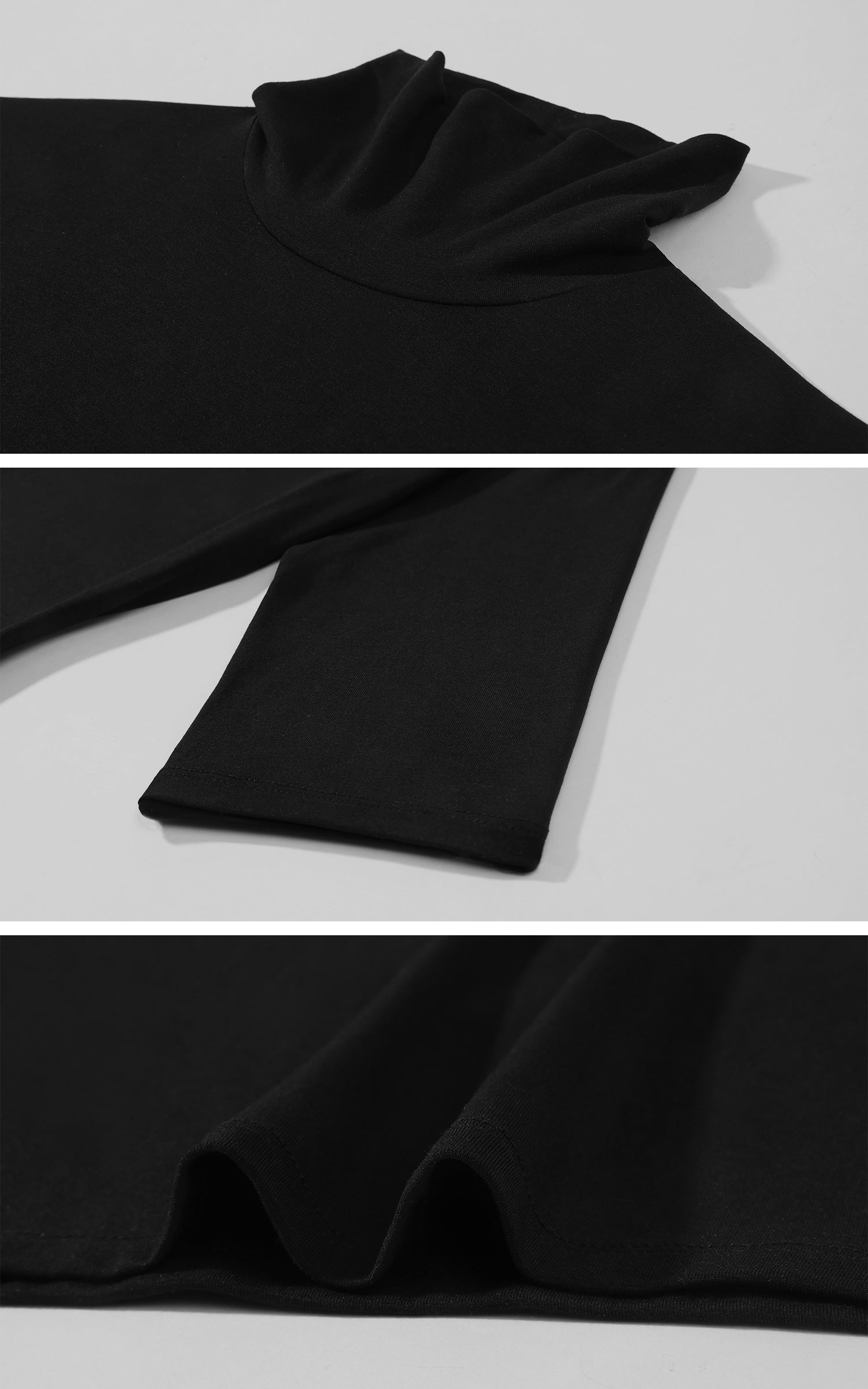 ROVENTE Mock Neck Top &amp; Leather-Look Mini Skirt Set