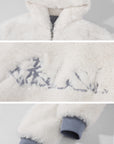 Rase le sol Reversible Faux Fur Hooded Zip Jacket