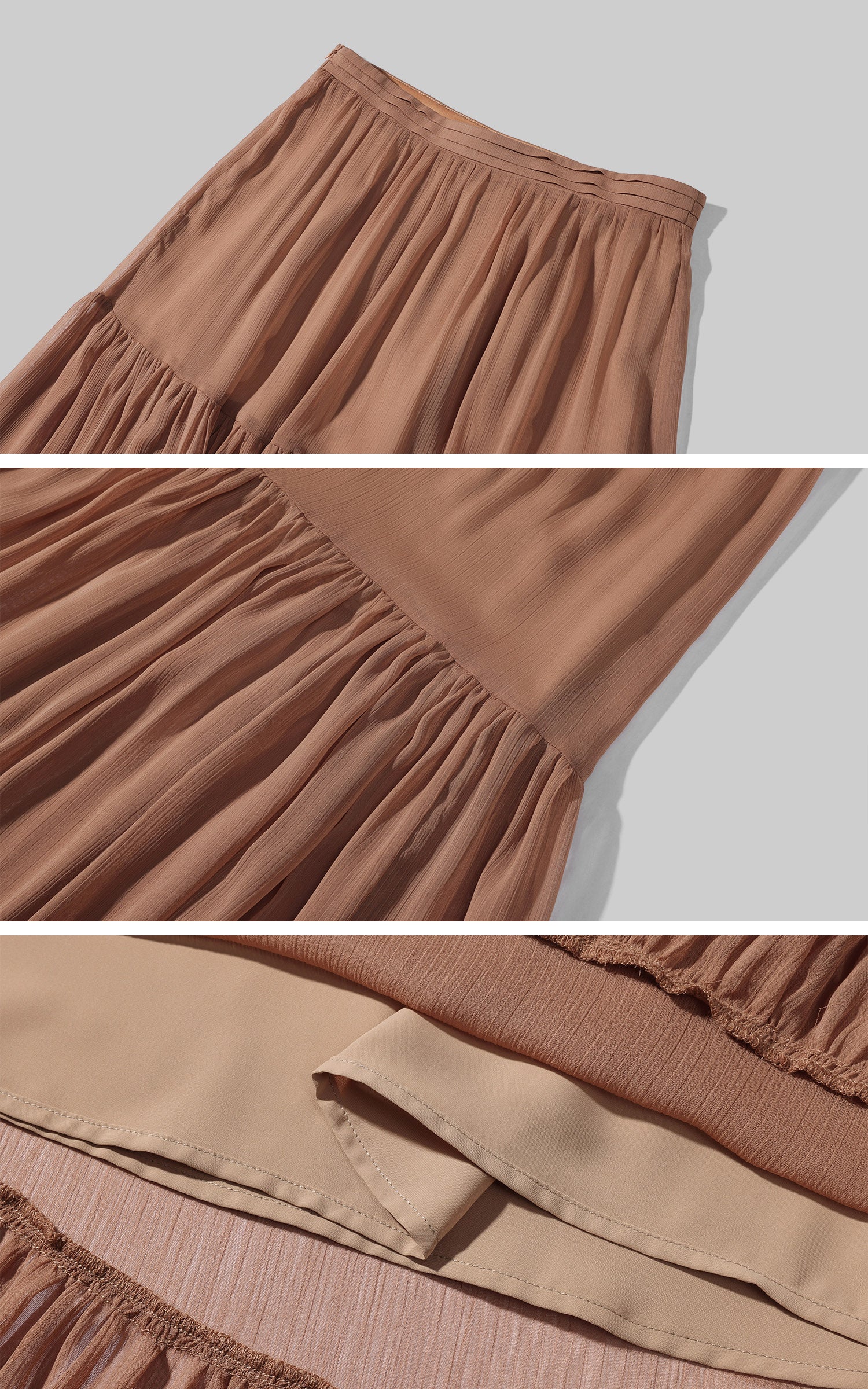 Hydrae Beaded Halter Top &amp; Flowing Maxi Skirt Set