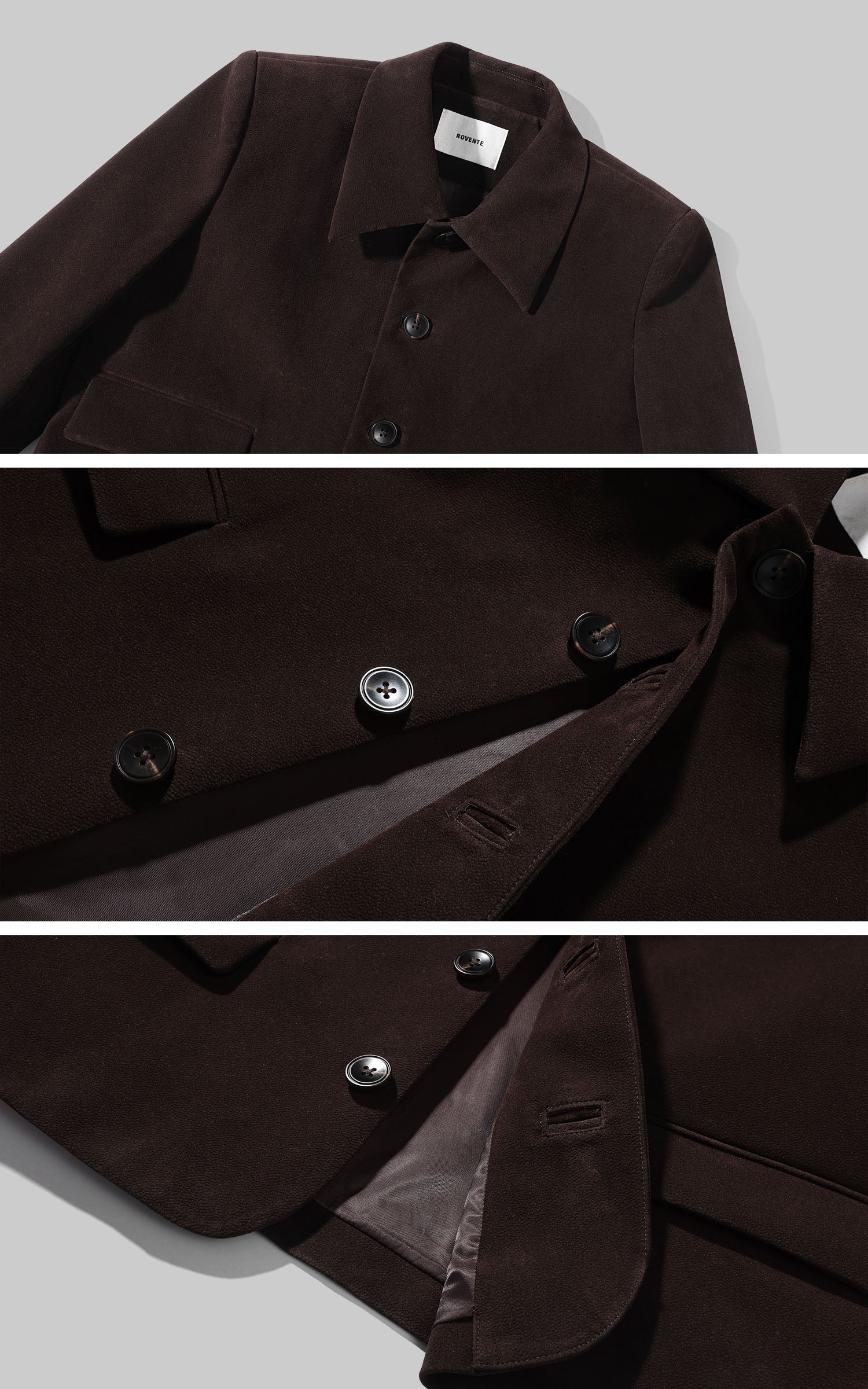 ROVENTE Cropped Single-Breasted Tailored Jacket