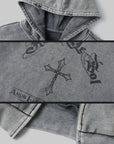 Rase le sol Graphic Cross Hooded Sweatshirt