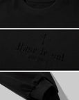 Rase le sol Embroidered Oversized Sweatshirt