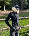 Rase le sol Structured Wool Military Jacket