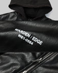 WARDEN EDGE Reversible Plush and PU Leather Jacket