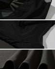 Rase le sol Sheer Panel Spliced Corset Maxi Dress - PINKPARKS