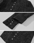 WARDEN EDGE Structured Tweed Cropped Jacket