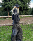 Rase le sol Washed Camo Barrel-Leg Cargo Pants