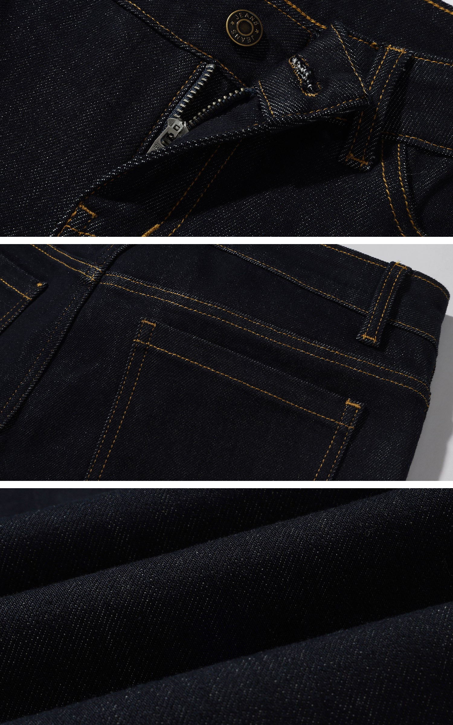 0122stepll Jean évasé droit taille basse