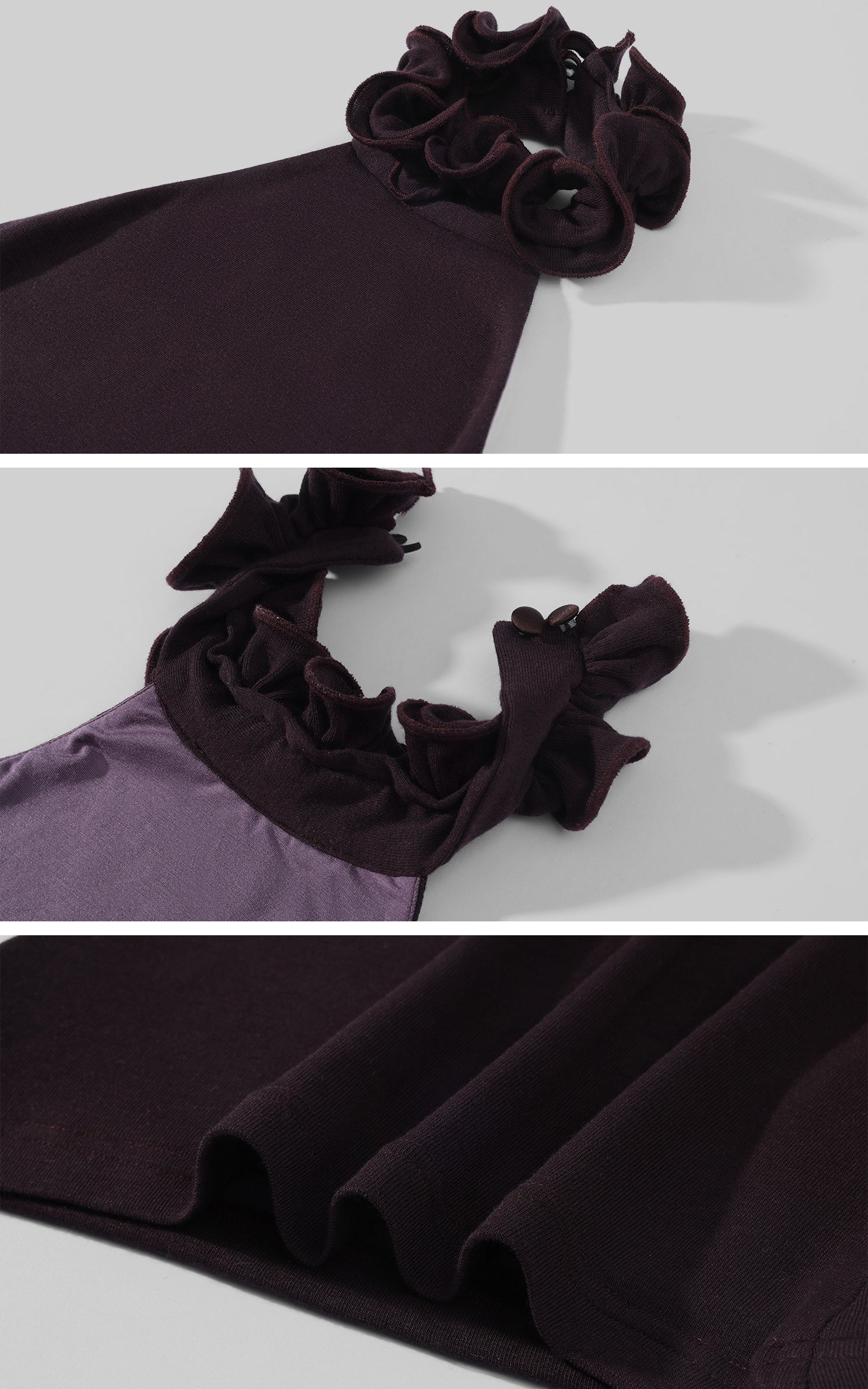 Hydrae Ruffle Halter Top &amp; Midi Skirt Set