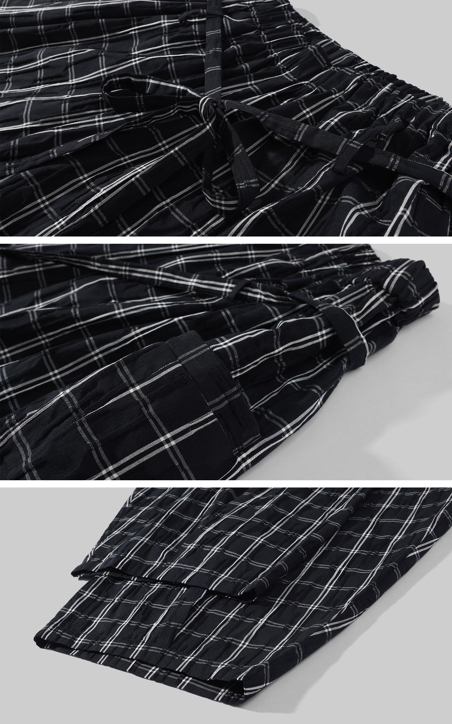 WARDEN EDGE Plaid Volume Balloon Pants