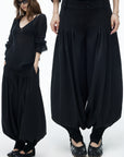 IAMXIAA High-Waist Pleated Balloon Pants