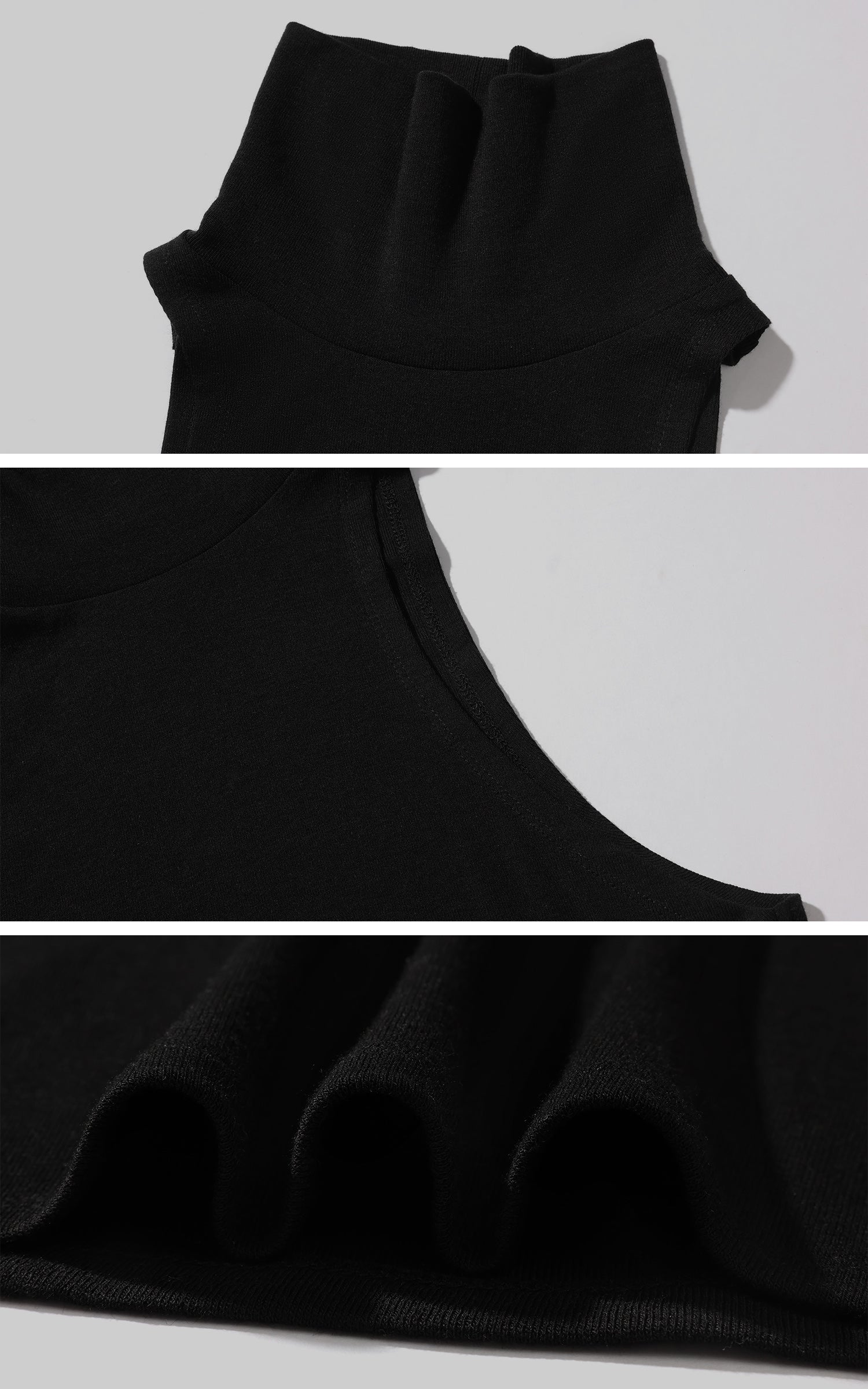 ROVENTE High Neck Slim Knit Tank Top