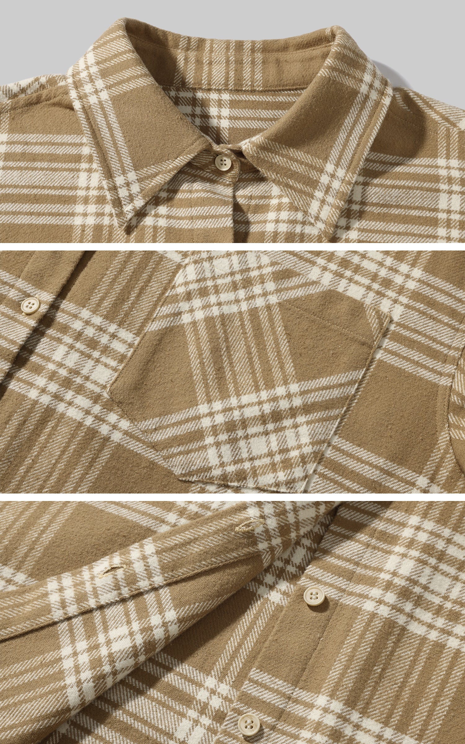 ROVENTE Checked Oversized Shirt &amp; Wide-Leg Pants Set