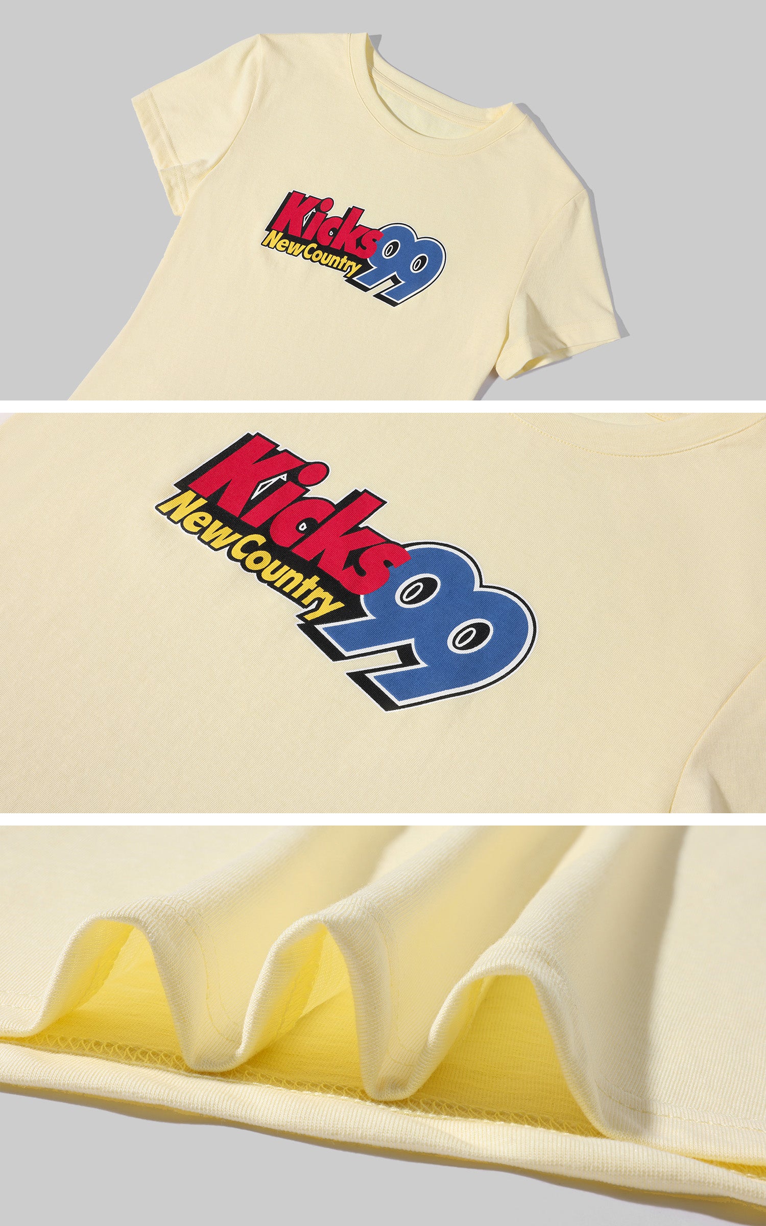 WARDEN EDGE Essential Cropped Graphic T-Shirt