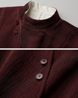 DOINDULGE Reversible Sculpted Jacket with Asymmetric Button Line