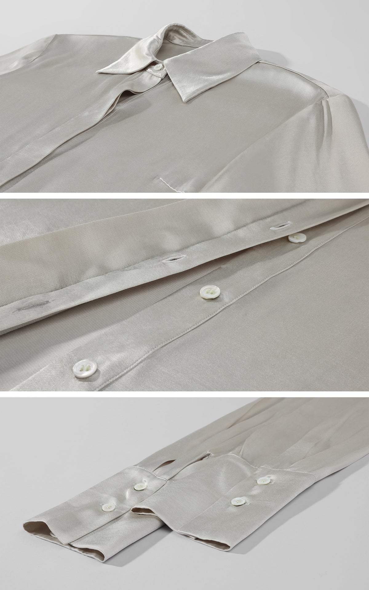 0122stepll Afterglow Sculpted Satin Shirt